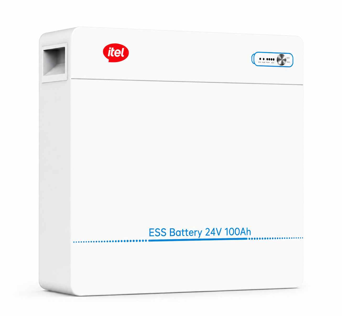 itel 2.56kWh LiFePO₄ Battery 25.6V 100Ah IPW-25100 with IWM-21S WiFi Module